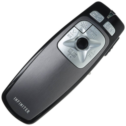 INFINITER LR-22GR Rechargeable Multi-Function Wireless Presenter with Green Laser Pointer