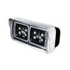 35825-UP  10 High Power LED "Blackout" Projection Headlight With LED Turn Signal & Position Light Bar - Driver