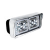 35824-UP 10 High Power LED "Chrome" Projection Headlight With LED Turn Signal & Position Light Bar - Passenger