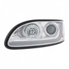 31252-UP Peterbilt 330 335 382 384 386 387 Projector Headlight With LED Dual Function Light Bar Driver
