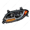 35759-UP International LT Blackout LED Projector Headlight With Turn Signal Position and  Running Light - Driver