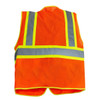 RigGear High Visibility Reflective Orange Safety Vest-Small