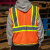 RigGear High Visibility Reflective Orange Safety Vest-Small
