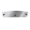 3" X 12" Chrome Standard Bottom Mud Flap Plate - Welded Stud