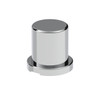 3/4" X 1-1/4" Chrome Plastic Flat Top Nut Covers - Push-On (10-Pack)