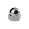 1/2" X 11/16" Chrome Die-Cast Acorn Nut Cover (50 pcs/Box)