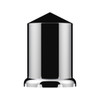 1-1/2" X 3" Chrome Plastic Pointed Nut Cover - Push-On (Bulk)