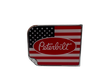 Rectangular Big Key Cover PB Logo US Flag Red/Chrome