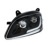 BLACK LED HEADLIGHT W/SEQUENTIAL LED TURN SIGNAL FOR PETERBILT 579 (2012-21) & 587 (2010-16) - DRIVER