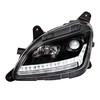 "BLACKOUT" PROJECTION HEADLIGHT WITH LED SEQUENTIAL TURN & DRL FOR 2012-2021 PETERBILT 579- DRIVER
