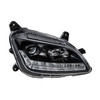 "BLACKOUT" PROJECTION HEADLIGHT WITH LED SEQUENTIAL TURN & DRL FOR 2012-2021 PETERBILT 579- PASSENGER