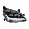 "BLACKOUT" PROJECTION HEADLIGHT WITH LED SEQUENTIAL TURN & DRL FOR 2012-2021 PETERBILT 579- PASSENGER