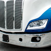 CHROME PROJECTION HEADLIGHT WITH LED POSITION LIGHT & SIGNAL FOR 2012-2021 PETERBILT 579- PASSENGER