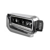 HIGH POWER LED BLACK PROJECTION HEADLIGHT ASSEMBLY WITH MOUNTING ARM & TURN SIGNAL - DRIVER