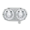 HEADLIGHT ASSEMBLY WITH CRYSTAL HALOGEN BULBS & 304 SS HOUSING FOR PETERBILT 359 - PASSENGER