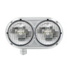 HEADLIGHT ASSEMBLY WITH HALOGEN BULBS & 304 SS HOUSING FOR PETERBILT 359 - DRIVER
