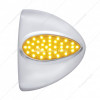 39 LED TEARDROP HEADLIGHT TURN SIGNAL LIGHT COVER FOR PETERBILT - AMBER LED/AMBER LENS