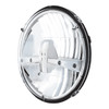ULTRALIT - 5 High Power LED 7" Dual Function Headlight - Chrome