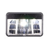 ULTRALIT - High Power LED 4" X 6" Headlight With Polycarbonate Lens & Housing Low Beam