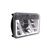 ULTRALIT - High Power LED 4" X 6" Headlight With Polycarbonate Lens & Housing Low Beam