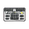 ULTRALIT - Heated 4" X 6" LED Headlight With Polycarbonate Lens & Housing Low Beam