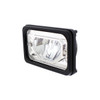 ULTRALIT - Heated 4" X 6" LED Headlight With Glass Lens & Aluminum Housing Low Beam