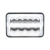 ULTRALIT - 9 High Power LED 4" X 6" Rectangular Light With White Position Light Bar