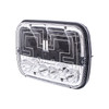 ULTRALIT - Heated 5" X 7" LED Headlight With Polycarbonate Lens & Housing