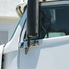 42028-UP Chrome Plastic Bottom Mirror Post Cover For 1996-2010 Freightliner Century - Driver