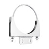 6" CHROME CAB EXHAUST CLAMP FOR PETERBILT