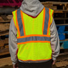 RigGear High Visibility Reflective Yellow Safety Vest-X Large