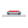 Chrome License Plate Light & Bracket With Red LED 3rd Brake Light - Red LED/Red Lens