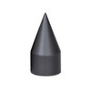 33mm x 4-1/8" Matte Black Spike Nut Cover - Thread-On (Bulk)