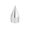 33mm X 4-1/8" Chrome Plastic Spike Nut Cover - Thread-On (Bulk)