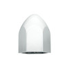 1" X 1 5/8" Chrome Plastic Bullet Nut Cover - Push-On (50-Pack)