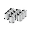 3/4" x 1-1/2" Chrome Plastic Pointed Nut Covers - Push-On (10-Pack)