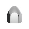 3/4" X 1 3/8" Chrome Plastic Bullet Nut Cover - Push-On (50-Pack)