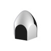 3/4" X 1 3/8" Chrome Plastic Bullet Nut Cover - Push-On (50-Pack)