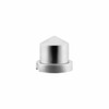 1/2" x 13/16" Chrome Plastic Pointed Nut Covers - Push-On (10-Pack)