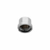 7/16" X 3/4" Chrome Plastic Pointed Nut Cover - Push-On