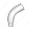 PB379-E58-55 CHROME 58 DEGREE ANGLED EXHAUST ELBOW FOR PETERBILT 379 - STRAIGHT 5" OD TO 5" OD