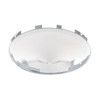 Universal Chrome Pointed Front Hubcap - 7/16" Lip