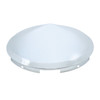 5 Even Notched Chrome Pointed Front Hubcap - 7/16" Lip