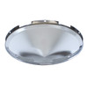 5 Even Notched Chrome Pointed Front Hubcap - 7/16" Lip