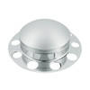 Chrome Dome Front Axle Cover 3PC Kit For Aluminum Wheel