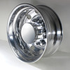 Chrome Plastic Extra Tall Rear Axle Cover With 33mm Thread-On Nut Covers