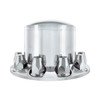 Dome Rear Axle Cover With 33mm Standard Thread-On Nut Covers - Chrome