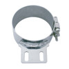 6" Stainless Butt Joint Exhaust Clamp - Straight Bracket