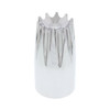 33mm x 3-3/4" Chrome Plastic Crown Nut Cover - Thread-On (Bulk)
