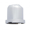 3/4" X 7/8" Chrome Plastic Skull Nut Cover, Push-On Style (Bulk)